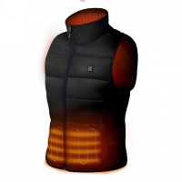 美國客戶訂單取消 3000件羽絨加熱9區(qū)加熱馬甲羽絨加熱馬甲